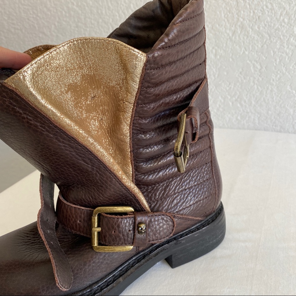 Zadig & Voltaire brown Ginger moto Boots - Picture 5 of 16